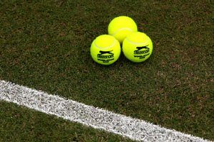 Image: Aegon open tennis balls