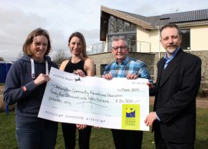 Image: OCRA OUC Cheque presentation; James Bird, Okehampton Times
