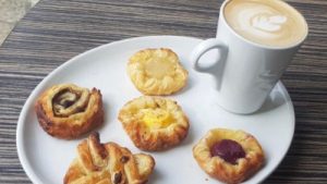 MIDWEEK MINI_DANISH OFFER A hot drink and not one but TWO mini Danish pastries for just £1.99, every Wednesday throughout the month.