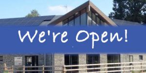 We're open