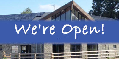 We're open