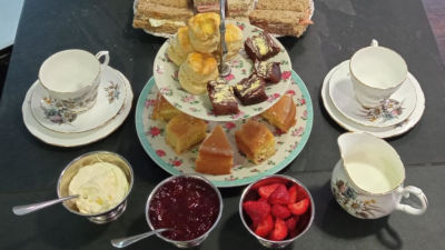 Tea at the Pavilion in the Park